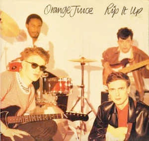 Image of Front Cover of LP - G+/VG - ORANGE JUICE, Rip It Up  (Polydor; POLS 1076, UK 1982, Inner), Several light hairlines. Sleeve has ringwear, edgewear, creases sticker removal tear. ,  - 3226012E