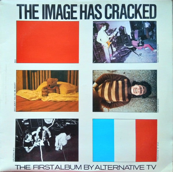 Image of Front Cover of LP - VG/G+ - ALTERNATIVE T.V, Image Has Cracked (Deptford Fun City; DLP01, UK 1978, Laminated Front Sleeve, Orlake pressing / Porky matrix), Light scratches & hairlines, edge & ring wear,  - 3946159S