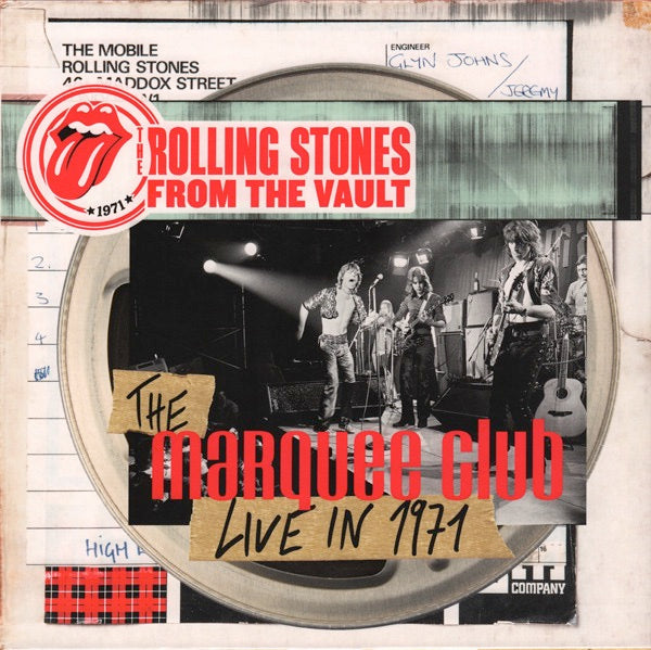 Image of Front Cover of LP - VG+/VG+ - THE ROLLING STONES, From The Vault   The Marquee Club - Live in 1971 (Eagle Vision; EV307089, UK 2015, Gatefold, Inner, With DVD), ,  - 3626481E
