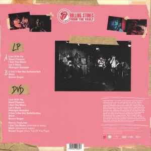 Image of Back Cover of LP - VG+/VG+ - THE ROLLING STONES, From The Vault   The Marquee Club - Live in 1971 (Eagle Vision; EV307089, UK 2015, Gatefold, Inner, With DVD), ,  - 3626481E