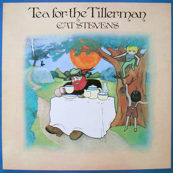 Image of Front Cover of LP - VG/VG - CAT STEVENS, Tea for the Tillerman (Island Pink Rim; ILPS 9135, UK 1972 Reissue, Laminated Gatefold Sleeve, 2nd issue, red Island logo inside gatefold), Strong VG - only a few marks to disc and light wear to sleeve. ,  - 3926412E