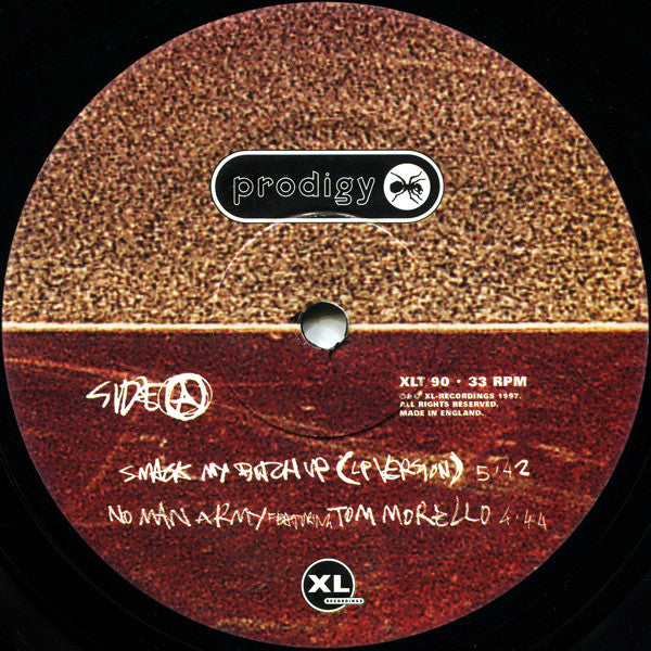 Image of Label Cover of 12" - VG/VG - PRODIGY, Smack My Bitch Up (XL Recordings; XLT 90, UK 1997, Picture Sleeve), , A1 Smack My Bitch Up (LP Version)A2 No Man ArmyB1 Smack My Bitch Up (DJ Hype Remix)B2 Mindfields (Headrock Dub) - 3526316E