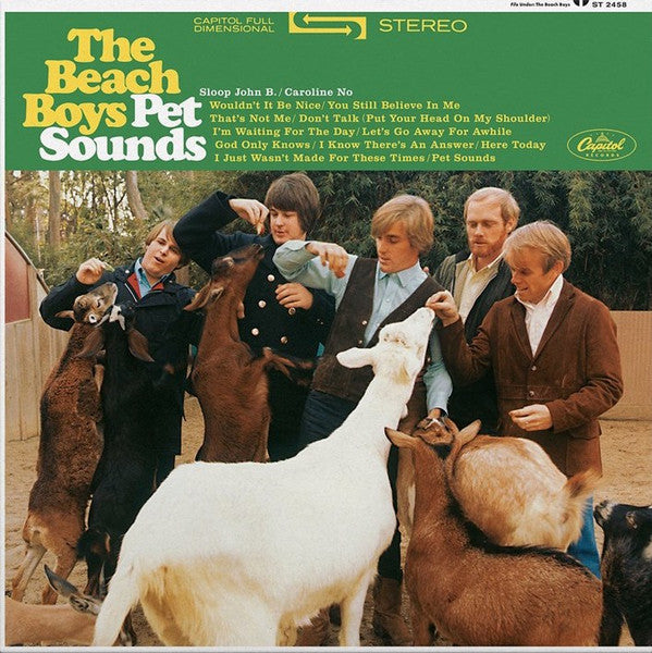 Image of Back Cover of LP - VG+/VG+ - THE BEACH BOYS, Pet Sounds (Capitol; 00602547822291, Europe 2016 Reissue, Stereo, 180 Gram Vinyl, 50th Anniversary Edition), Still In Opened Shrinkwrap,  - 3746009S