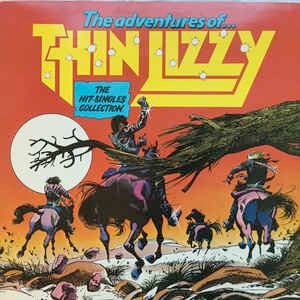 Image of Front Cover of LP - VG/VG - THIN LIZZY, The Adventures Of Thin Lizzy (The Hit Singles Collection) (Vertigo Orange Label; LIZTV 1, UK 1981, Inner), Hairlines. Edge wear.,  - 4326344E