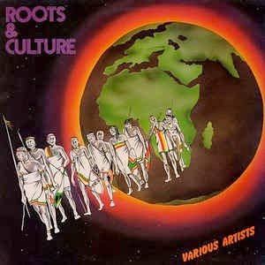 Image of Front Cover of 4514164C: LP - VARIOUS, Roots & Culture (Cha Cha Music ; CHALP16, UK 1983) A fair few hairlines and scuffs but plays well. Sleeve is a strong VG.  VG/G+