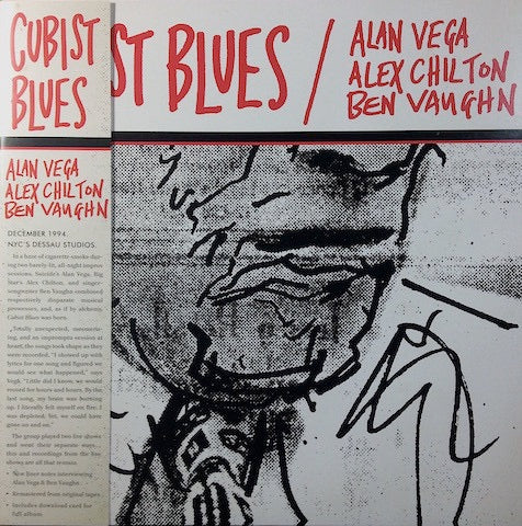 Image of Front Cover of 2xLP - VG+/VG+ - ALAN VEGA, ALEX CHILTON, BEN VAUGHN, Cubist Blues (Light in the Attic / Munster; LITA 126, US 2015 Reissue, Gatefold, Insert), No Obi,  - 3046256S