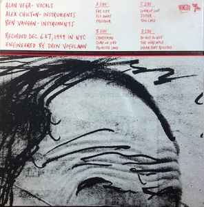 Image of Back Cover of 2xLP - VG+/VG+ - ALAN VEGA, ALEX CHILTON, BEN VAUGHN, Cubist Blues (Light in the Attic / Munster; LITA 126, US 2015 Reissue, Gatefold, Insert), No Obi,  - 3046256S