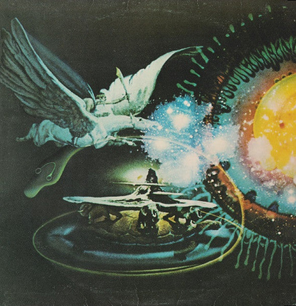 Image of Back Cover of LP - VG+/EX - SANTANA, Santana (Third Album) (CBS Smooth Orange (33 1/3 On Label); 69015, UK 1971, Gatefold, Gold Sticker), Gold Sticker Is Inside Gatefold, Company Inner,  - 3326109E