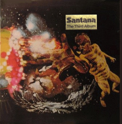 Image of Front Cover of LP - VG+/EX - SANTANA, Santana (Third Album) (CBS Smooth Orange (33 1/3 On Label); 69015, UK 1971, Gatefold, Gold Sticker), Gold Sticker Is Inside Gatefold, Company Inner,  - 3326109E