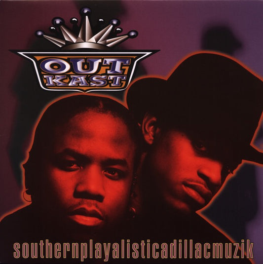Image of Front Cover of LP - VG+/VG+ - OUTKAST, Southernplayalisticadillacmuzik (Music On Vinyl; MOVLP1084, Europe 2014 Reissue, Stickered Plastic Sleeve), ,  - 0716112C