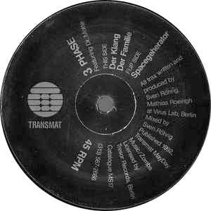 Image of Front Cover of 5044106S: 12" - 3 PHASE FEAT. DR MOTTE, Der Klang Der Familie (Transmat; MS 17, US 1992) Very light marks only.  /VG