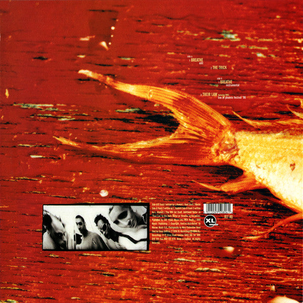 Image of Back Cover of 12" - VG/G+ - THE PRODIGY, Breathe (XL Recordings; XLT 80, UK 1996, Picture Sleeve), Disc is chipped at very edge, does not affect playback but is visually noticable.,  - 2716137C