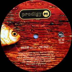 Image of Label Cover of 12" - VG/G+ - THE PRODIGY, Breathe (XL Recordings; XLT 80, UK 1996, Picture Sleeve), Disc is chipped at very edge, does not affect playback but is visually noticable.,  - 2716137C