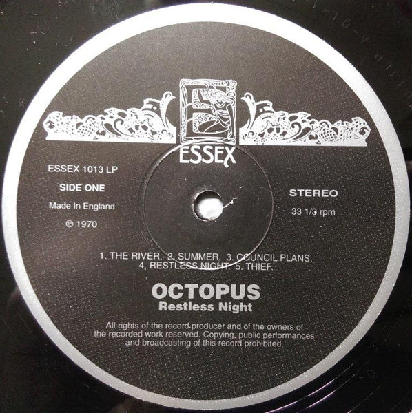 Image of Label Cover of LP - VG+/EX - OCTOPUS, Octopus (Essex; 1013, UK 1996 Reissue, Gatefold), ,  - 2926160E