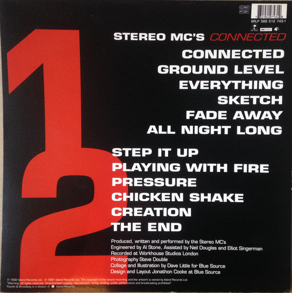 Image of Back Cover of LP - VG/VG - STEREO MCS, Connected (4th & Broadway; BRLP 589, Europe 1992, Inner, Stickered Sleeve, Orange labels), Strong VG across the board. One superficial mark to record.,  - 3516360C