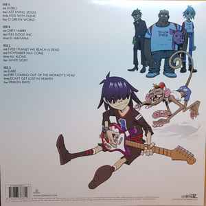 Image of Back Cover of 2xLP - NEW/NEW - GORILLAZ, Demon Days (Parlophone; 07243873833814, Czech 2017 Reissue, Gatefold, 2 Inners), ,  - 6056051S
