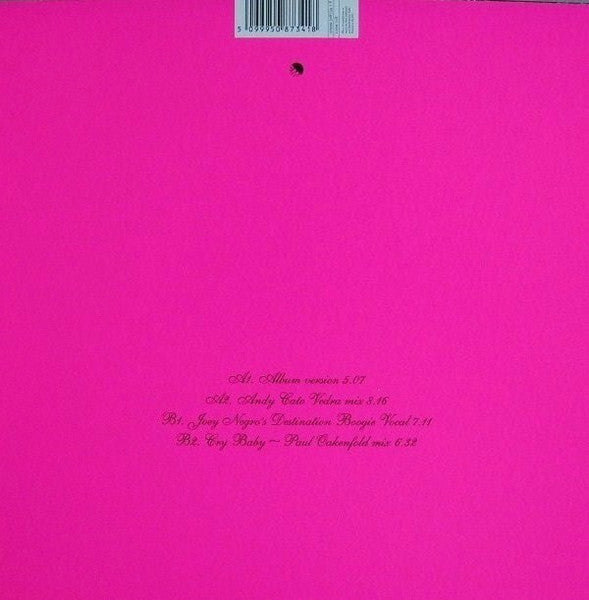 Image of Back Cover of 12" - VG/VG+ - ROISIN MURPHY, Let Me Know (EMI; 12EMI728, UK 2007, Inner, Stickered Sleeve, remixwa by Joey Negro, Paul Oakenfold and Andy Cato), Edge Wear, seam split on Inner,  - 0846388S