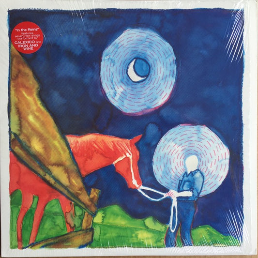 Image of Front Cover of 12" - VG+/VG - CALEXICO IRON AND WINE, In The Reins (Touch And Go; TG290, US 2005), Still In Opened Shrinkwrap With Hype Sticker,  - 2216517C
