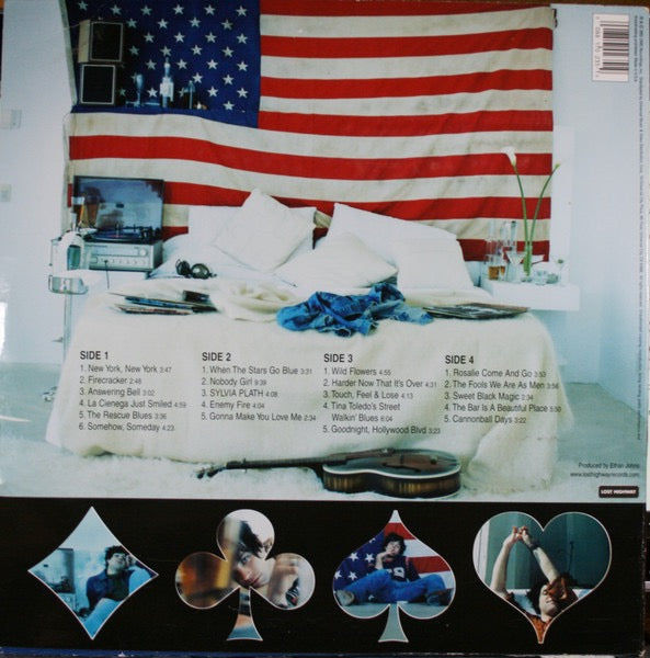 Image of Back Cover of 2xLP - EX/VG - RYAN ADAMS, Gold (Lost Highway; 088 170 235-1, US 2002), Strong VG, light marks from storage. Still in opened shrinkwrap with hype sticker. Old security tag stuck on rear shrinkwrap.,  - 2516456C