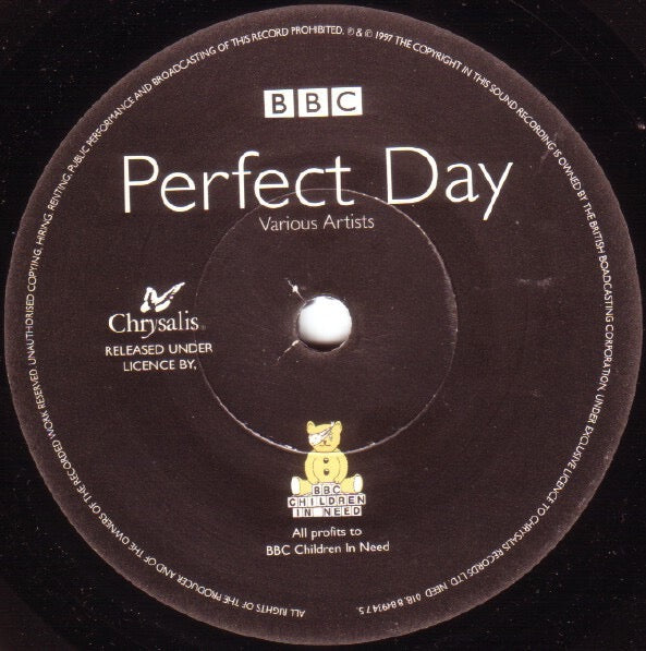 Image of Label of 2914191C: 7" - VARIOUS ARTISTS, Perfect Day '97 (Chrysalis; NEED 01, UK 1997, Picture Sleeve)   VG/VG