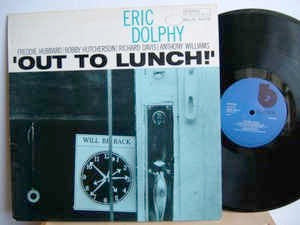 Image of Front Cover of LP - VG/VG+ - ERIC DOLPHY, Out To Lunch! (Blue Note; BNS 40017, UK 1977 Reissue, Stereo), Minor Sticker Damage on Front Sleeve,  - 1126238E