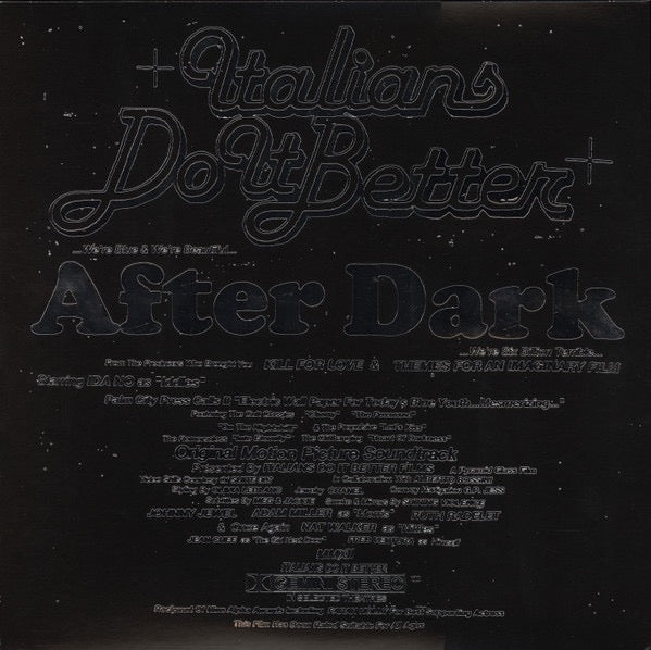 Image of Back Cover of 3xLP - NEW/NEW - VARIOUS ARTISTS (INC. GLASS CANDY, CHROMATICS), After Dark 2 (Italians Do It Better; IDIB026, US 2013, Gatefold, Clear Vinyl), ,  - 3636080E