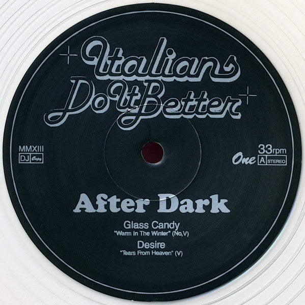 Image of Label Cover of 3xLP - NEW/NEW - VARIOUS ARTISTS (INC. GLASS CANDY, CHROMATICS), After Dark 2 (Italians Do It Better; IDIB026, US 2013, Gatefold, Clear Vinyl), ,  - 3636080E