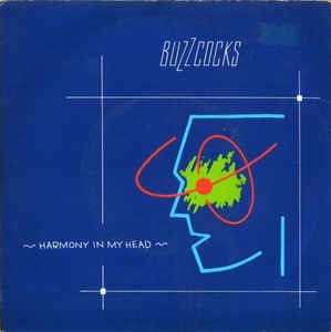 Image of Front Cover of 7" - VG/VG+ - BUZZCOCKS, Harmony In My Head (United Artists; UP 36541, UK 1979, Flipback Blue Sleeve), Light edge wear with some small spots and sticker residue. A couple fine hairlines on disc.,   - 3556193S