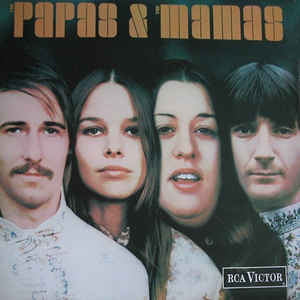 Image of Front Cover of LP - VG/G+ - THE MAMAS AND THE PAPAS, Papas & Mamas (RCA Victor Black; RD7960, UK 1968, Mono), Strong G+, hairlines with only a few heavier marks not affecting play. Some ringwear and laminate creasing, one corner nicked. ,  - 3526326E