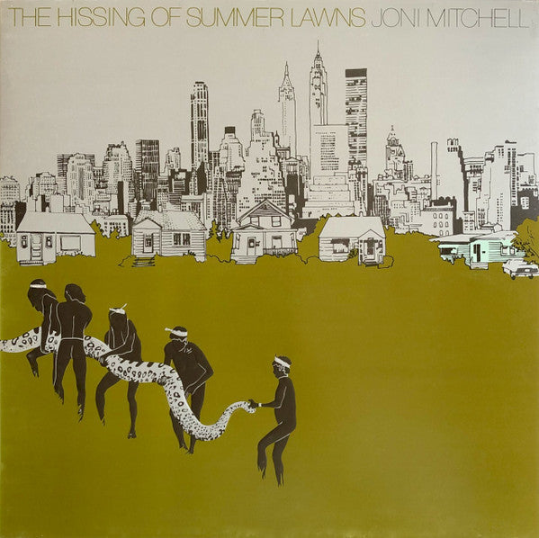 Image of Front Cover of LP - VG/VG+ - JONI MITCHELL, The Hissing Of Summer Lawns (Asylum Records; K 53018, UK 1970s Reissue, Embossed Gatefold Sleeve, Warner Logo in Rim Text, Made In UK on Labels), One small cosmetic mark on side 1, does not effect play.,  - 3116204C