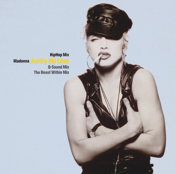 Image of Front Cover of 12" - VG/G+ - MADONNA, Justify My Love (Sire; 7599-21851-0, Europe 1990, Picture Sleeve), Just fine, light marks.,  - 3316034C