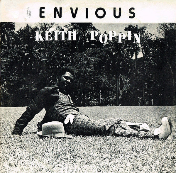 Image of Front Cover of LP - G+/G+ - KEITH POPPIN, Envious (Terminal; 1001 LP, UK 1975, Picture Sleeve), Sleeve taped at bottom. Record is very marked but plays great. ,  - 1926320E