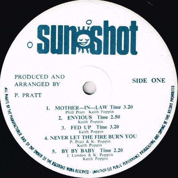 Image of Label Cover of LP - G+/G+ - KEITH POPPIN, Envious (Terminal; 1001 LP, UK 1975, Picture Sleeve), Sleeve taped at bottom. Record is very marked but plays great. ,  - 1926320E