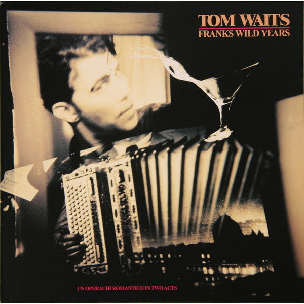 Image of Front Cover of LP - VG/VG+ - TOM WAITS, Franks Wild Years (Island; ITW3, Europe 1987, Gatefold), Edge wear, French promotional sticker on front cover,  - 3046301S