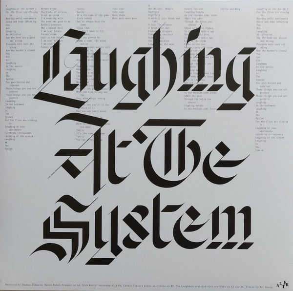 Image of Back Cover of 12" EP - EX/EX - TOTAL CONTROL, Laughing At The System (Alter; ALT38, UK 2017), ,  - 0646100S