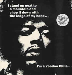 Image of Front Cover of 7" EP - VG+/EX - THE JIMI HENDRIX EXPERIENCE, All Along The Watchtower / Voodoo Chile / Hey Joe (Polydor; PO 100, UK 1990 Reissue, Hype Stickered Sleeve), ,  - 1726314E