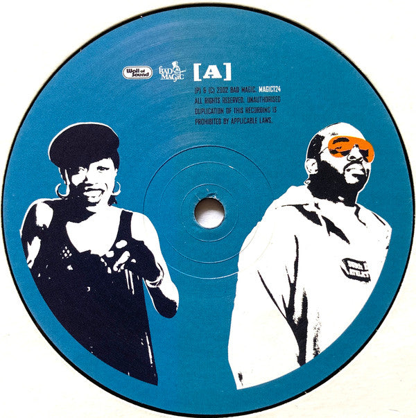 Image of Label Cover of 0114078C: 12" - BLAK TWANG, Trixstar (Bad Magic; MAGICT24, UK 2002, Picture Sleeve, Art dirction by Banksy and Mitch) Sleeve has small rip in rear corner. Also some scuffs; wear at corners  VG/VG