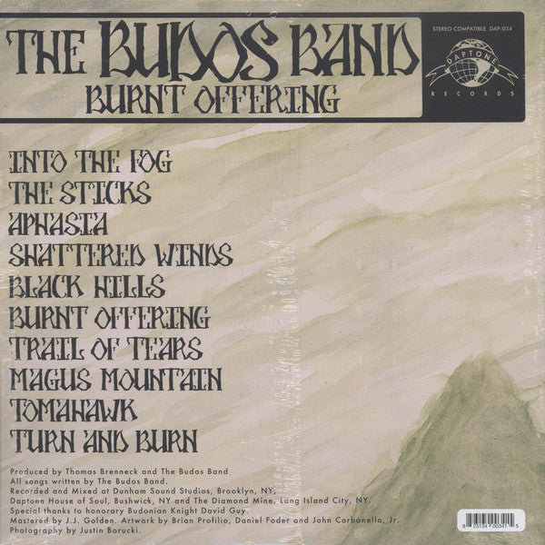 Image of Back Cover of 4844584S: LP - THE BUDOS BAND, Burnt Offering (Daptone Records; DAP 034, US 2014, Gatefold)   VG+/EX