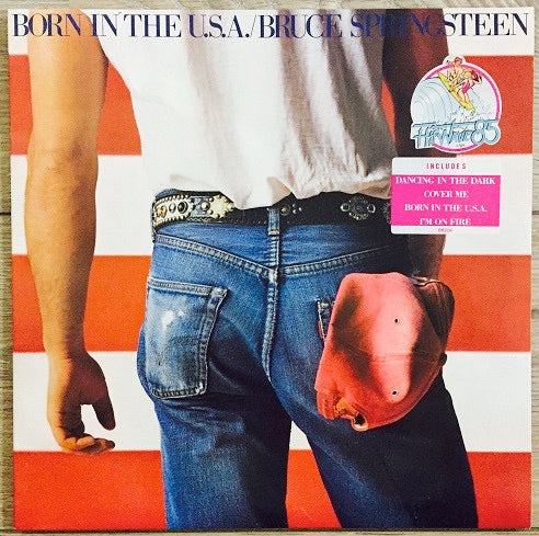 Image of Front Cover of LP - VG/VG - BRUCE SPRINGSTEEN, Born In The U.S.A. (CBS Red Label; CBS 86304, Europe 1985 Reissue, Inner & Insert, No Barcode.), ,  - 4416073C