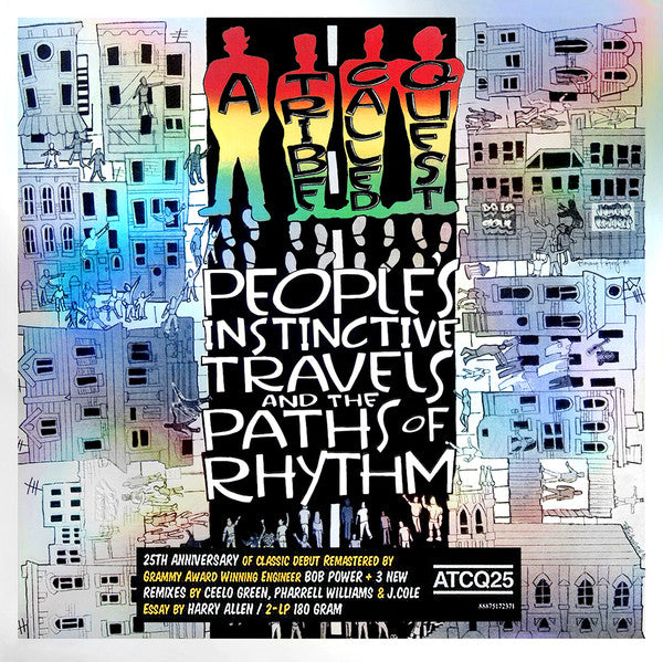 Image of Front Cover of 2xLP - EX/G - A TRIBE CALLED QUEST, People's Instinctive Travels And The Paths Of Rhythm (Jive; 88875172371, Europe 2015 Reissue, Gatefold, 180g), Still In Opened Shrinkwrap With Hype Sticker,  - 4116104C