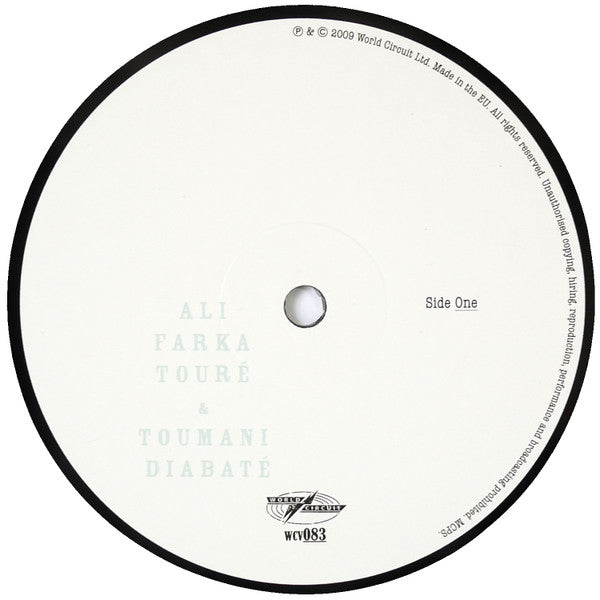 Image of Label Cover of 2xLP - VG+/G+ - ALI FARKA TOUR  & TOUMANI DIABAT , Ali & Toumani (World Circuit; WCV083, UK 2010, Gatefold, Insert), Conservative grading, vinyl has light surface marks only. Plays VG/VG+.,  - 3646189S