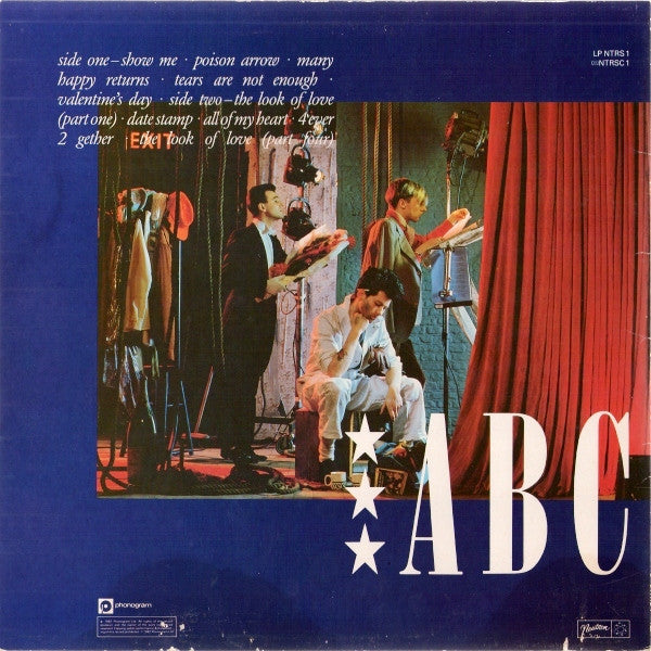 Image of Back Cover of 5024225E: LP - ABC, The Lexicon Of Love (Neutron; NTRS 1, UK 1982, Inner) Sticker Damage To Sleeve  VG/VG+