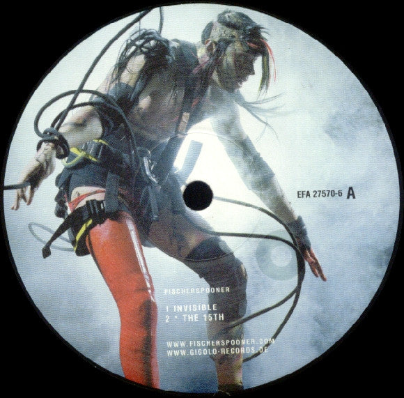 Image of Back Cover of 2xLP - VG/VG+ - FISCHERSPOONER, #1 (International Deejay Gigolo Records; GIGOLO 70, Germany 2001, Hype Stickered Sleeve), Edge wear, small sticker on cover. ,  - 3946147S