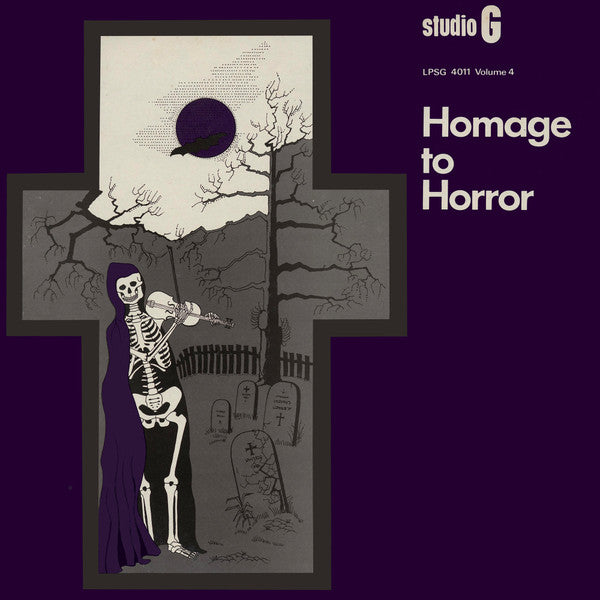 Image of Front Cover of LP - VG/EX - PAUL LEWIS / CHRIS JOHNS, Homage to Horror (Studio G; LPSG 4011, UK 1984), ,  - 3846279S