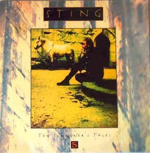 Image of Front Cover of 4314487C: LP - STING, Ten Summoner's Tales (A&M; 540075, UK 1993, Insert) Glossy vinyl with very light spots of bag rash only really visible under strong light, Very light spot of top edge wear to sleeve, Closer to VG+  VG/VG+