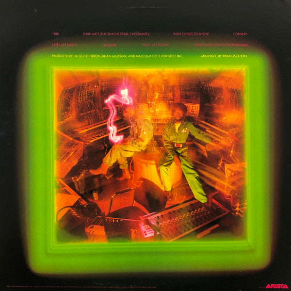 Image of Back Cover of LP - G+/VG - GIL SCOTT-HERON/BRIAN JACKSON, 1980 (Arista; AL9514, US 1980, Picture Sleeve, Inner, Santa Maria Pressing), ,  - 3946273S