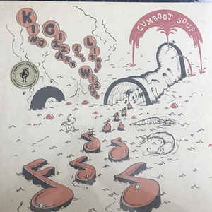 Image of Front Cover of 4944013S: LP - KING GIZZARD AND THE LIZARD WIZARD, Gumboot Soup (Heavenly; HVNLP156C, UK 2018 Reissue, Inner, Orange Vinyl) Opened Instore, Still In Shrinkwrap  VG+/VG+