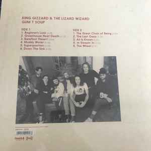 Image of Back Cover of 4944013S: LP - KING GIZZARD AND THE LIZARD WIZARD, Gumboot Soup (Heavenly; HVNLP156C, UK 2018 Reissue, Inner, Orange Vinyl) Opened Instore, Still In Shrinkwrap  VG+/VG+