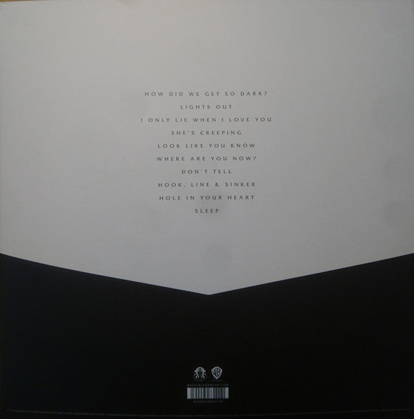 Image of Back Cover of LP - VG+/VG+ - ROYAL BLOOD, How Did We Get So Dark (Warner Bros; 0190295831110 , UK 2017, Gatefold in Outer Plastic Envelope Sleeve, Inner & Booklet, Clear Vinyl, With 7" & CD, Not Signed), All elements are VG+ except for the CD, which has a few light hairlines on it. ,  - 1546160S