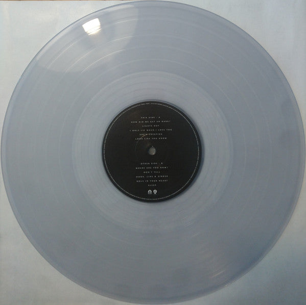 Image of Label Cover of LP - VG+/VG+ - ROYAL BLOOD, How Did We Get So Dark (Warner Bros; 0190295831110 , UK 2017, Gatefold in Outer Plastic Envelope Sleeve, Inner & Booklet, Clear Vinyl, With 7" & CD, Not Signed), All elements are VG+ except for the CD, which has a few light hairlines on it. ,  - 1546160S